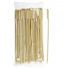 10" Bamboo Skewer Paddle Sticks 100/bag (50bg/cs) – Bags – Sun Packaging
