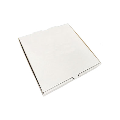 10" Pizza Box Cor. Wht/Brn 50/pk – Misc – Sun Packaging