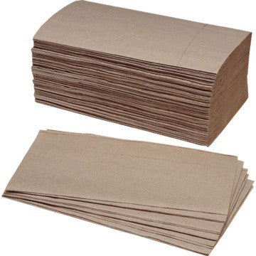 101377 Natural Kraft Multifold Towel 4000/cs – Napkins & Towels – Sun Packaging