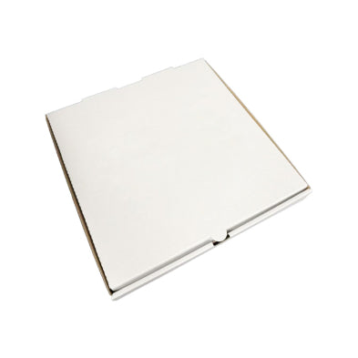 12" Pizza Box Cor. Wht/Brn 50/pk – Misc – Sun Packaging