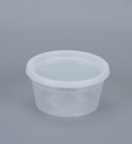 12oz Semi-Clear Plastic Container with vent Lids 250sets/cs – Misc – Sun Packaging