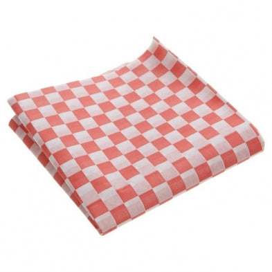 12x12" Red Checker Silicone Liner Paper (571270) 2000/cs – Misc – Sun Packaging