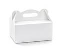 12x5x5" White Cake Box with Handle 150/pk – Misc – Sun Packaging