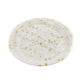 14" White Round Maple Leaf Plastic Sushi Party Tray 50set/cs – Misc – Sun Packaging