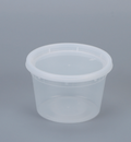 16oz Semi-Clear Plastic Container with vent Lids 250sets/cs – Misc – Sun Packaging