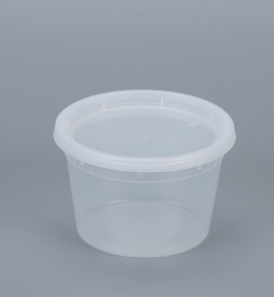 16oz Semi-Clear Plastic Container with vent Lids 250sets/cs – Misc – Sun Packaging