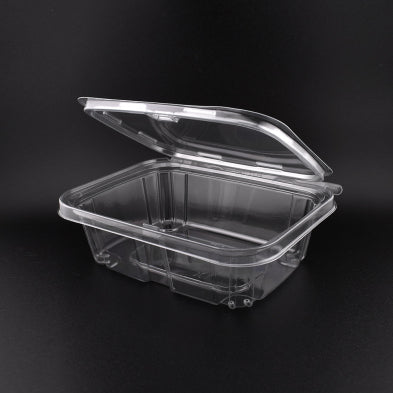 24oz Anti-fog Hinged Tamper Evident Container 797582 200/cs – Clear Hinged Clamshell To-Go Boxes – Sun Packaging