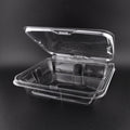 35oz Anti-fog Clear Hinged Tamper Evident Container 150/cs – Clear Hinged Clamshell To-Go Boxes – Sun Packaging