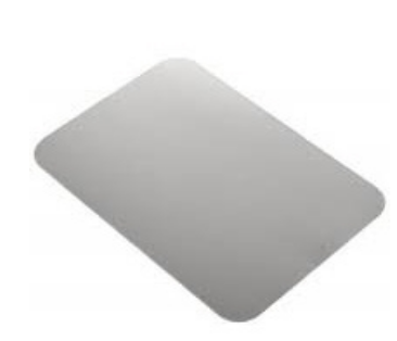 4.5x7" Foil/Paper Lid White 500/cs – Rectangle & Foil Containers – Sun Packaging