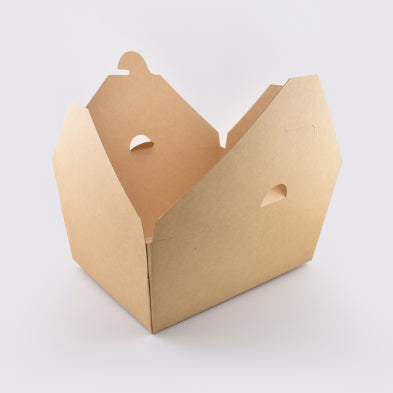 #4 96oz Kraft Togo Food Box 8.5x6.25x3.5" 160/cs – Misc – Sun Packaging
