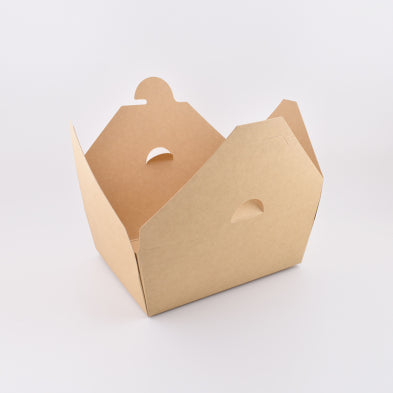 #8 48oz Kraft Togo Food Box 6.75x5.5x2.5" 300/cs – Misc – Sun Packaging