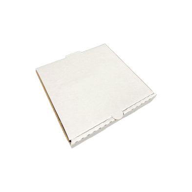 8" Pizza Box Wht/Brn 50/pk – Misc – Sun Packaging