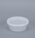 8oz Semi-Clear Plastic Container with vent Lids 250sets/cs – Misc – Sun Packaging