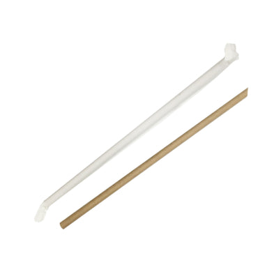 9" Kraft Paper Straw 6mm Indiv.Wrap 1000pcs/case – Cleaning Supplies – Sun Packaging