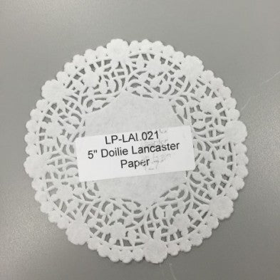 Doilie 5" Lancaster Paper Lapaco 1000/case – Misc – Sun Packaging