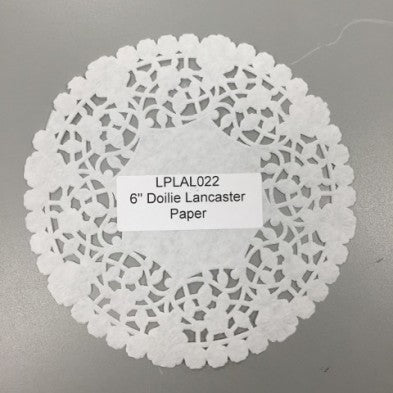 Doilie 6" Lancaster Paper Lapaco 1000/case – Misc – Sun Packaging