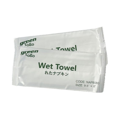 GreentoGo Wet Napkin Clean Towel 1000/cs – Napkins & Towels – Sun Packaging