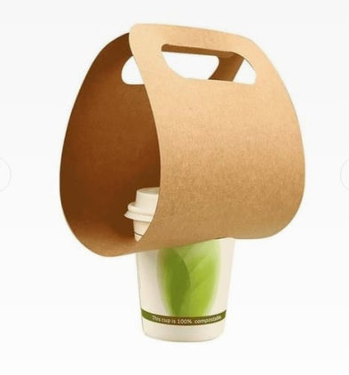 Kraft Paper 1 Cup Carrier 600/cs – Misc – Sun Packaging