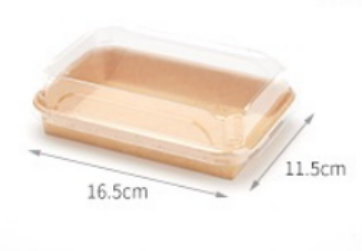 Kraft Paper Sushi Tray Combo 165*115*55mm 300sets/cs – Misc – Sun Packaging