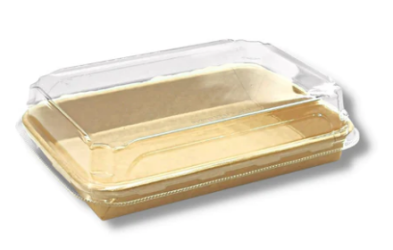 Kraft Paper Sushi Tray Combo 185*129*55mm 300sets/cs – Misc – Sun Packaging