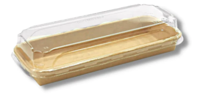 Kraft Paper Sushi Tray Combo 221*91*55mm 300sets/cs – Misc – Sun Packaging