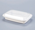 LRR 16oz (E16) White Rectangle Container 150set/cs – Rectangle & Foil Containers – Sun Packaging