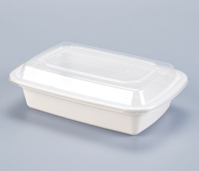 LRR 24oz (E24) White Rectangle Container 150set/cs – Rectangle & Foil Containers – Sun Packaging