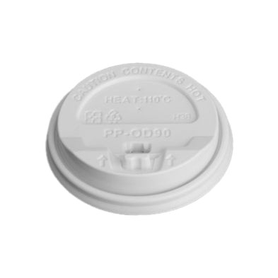 OD90-White PP Lid with Cap for 10-20oz Paper Cup 1000/cs – Misc – Sun Packaging