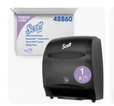 Scott Essentials Automatic Hand Roll Paper Towel Dispenser – Napkins & Towels – Sun Packaging
