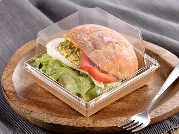Square Clear PET Dome Lid for BB1212 400pcs/cs – Misc – Sun Packaging