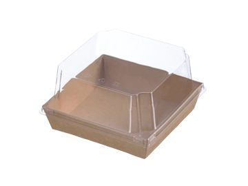 Square Kraft Paper Box 5x5x2.75" (Fit PETBB1212LID) 400/cs – Misc – Sun Packaging