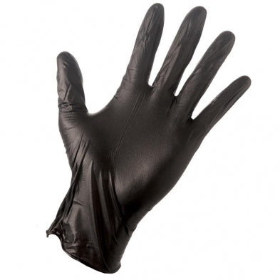 TACTICAL PLUS Black Nitrile Glove (L) 100/box (10box/cs) – Cleaning Supplies – Sun Packaging