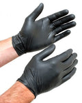 TACTICAL PLUS Black Nitrile Glove (S) 100/box (10box/cs) – Cleaning Supplies – Sun Packaging