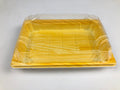 Wood Colour PET Sushi Tray (1103) 170*125*52mm 400sets/cs – PET Trays – Sun Packaging
